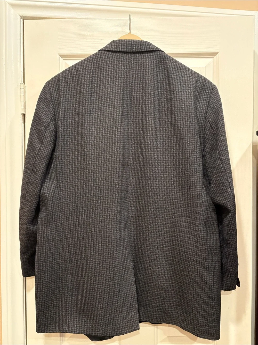 Vintage Ralph Lauren Chaps Charcoal Houndstooth Sport Coat